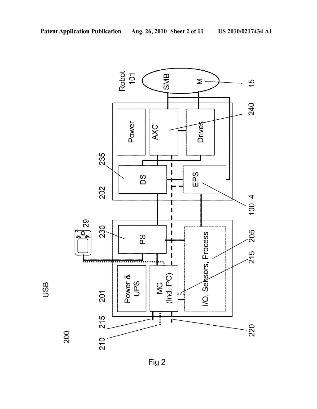 Method and Device for Controlling Motion of an Industrial Robot With a Position Switch - diagram, schematic, and image 03