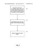 METHOD FOR DISPLAYING MAP LABELS FOR GEOGRAPHICAL FEATURES HAVING ALTERNATE NAMES diagram and image