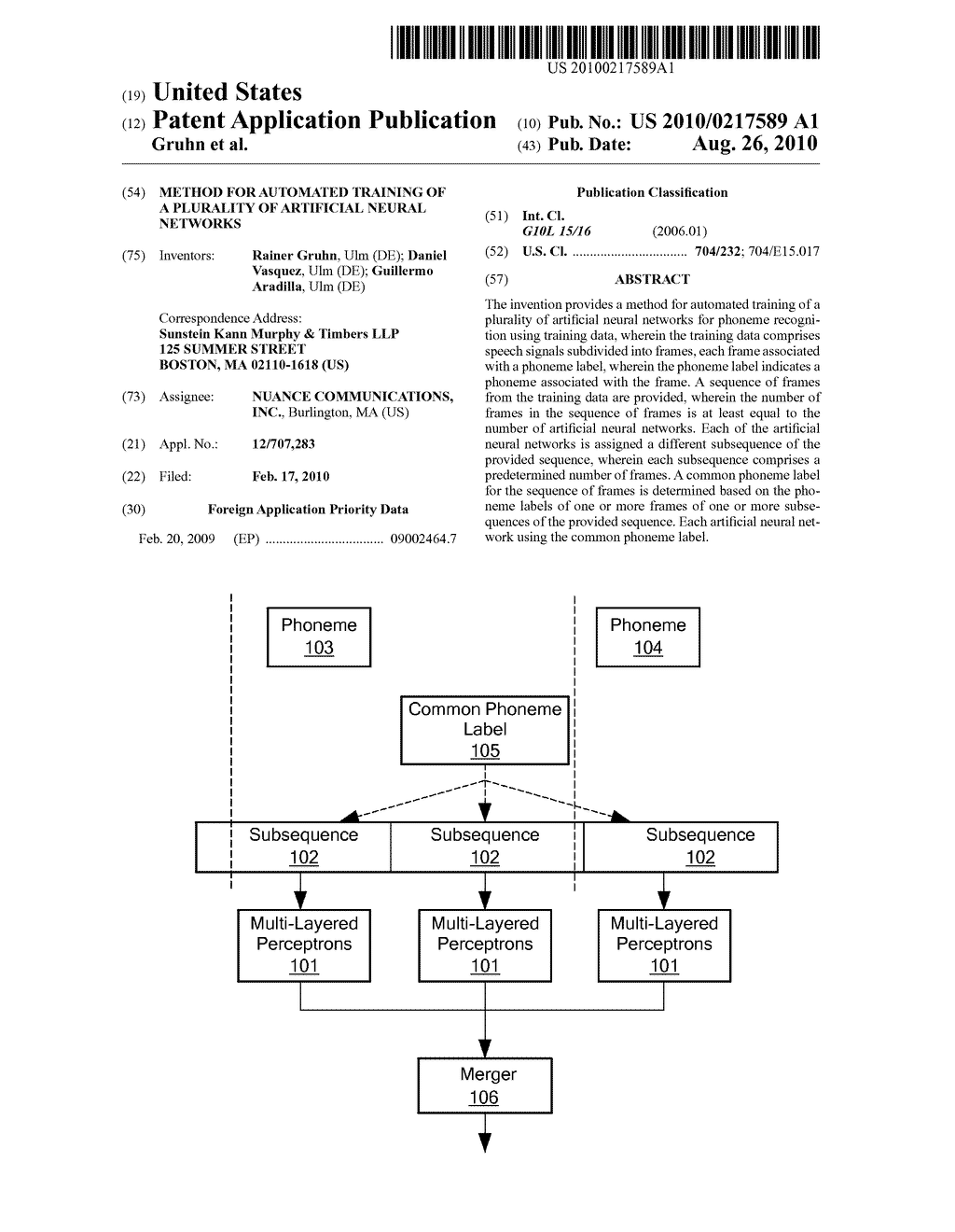 Method for Automated Training of a Plurality of Artificial Neural Networks - diagram, schematic, and image 01