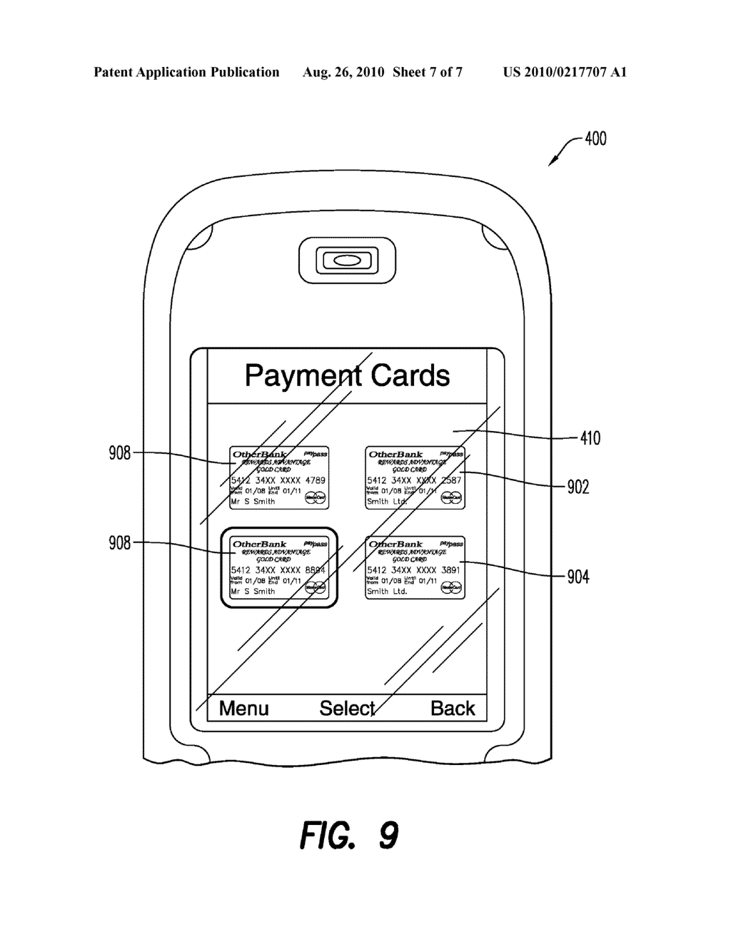 AUTOMATED OPENING OF ELECTRONIC WALLET FUNCTION IN MOBILE DEVICE - diagram, schematic, and image 08