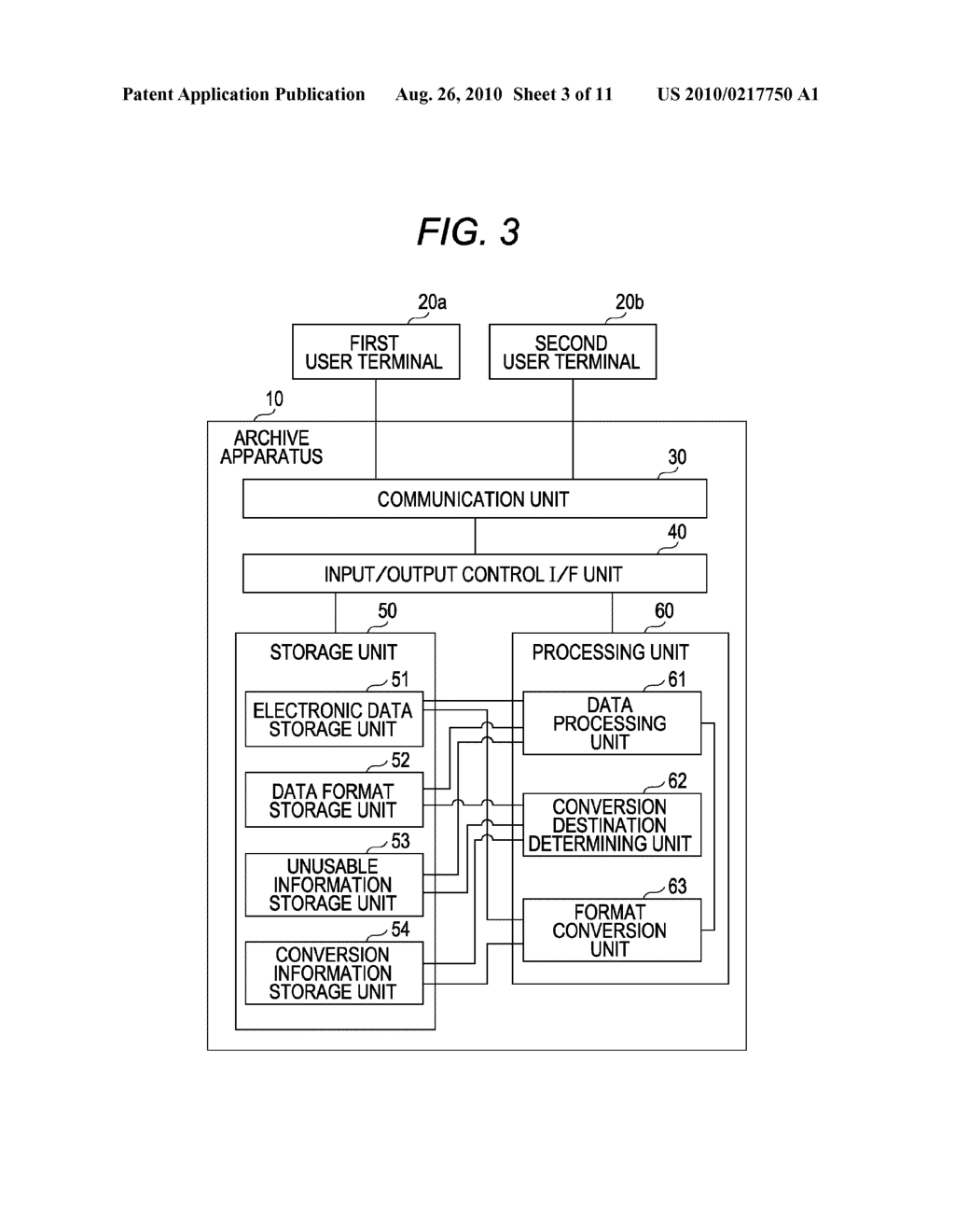 ARCHIVE APPARATUS, CONVERSION APPARATUS AND CONVERSION PROGRAM - diagram, schematic, and image 04