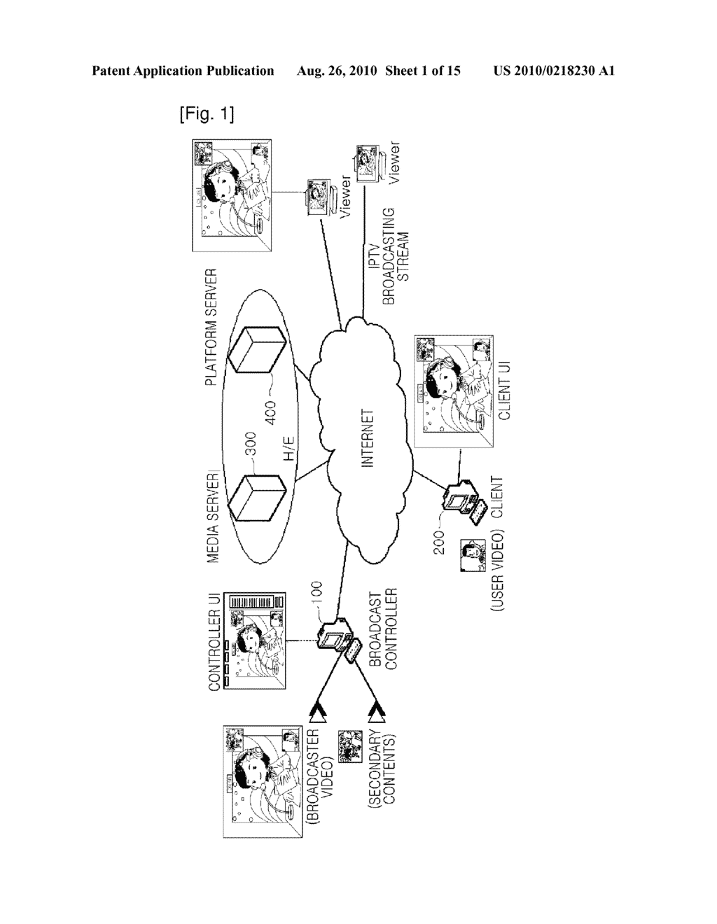 SYSTEM AND METHOD FOR INTERACTIVE IPTV BROADCASTING SERVICE OF USER PARTICIPATION - diagram, schematic, and image 02