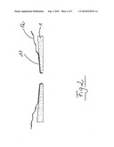 Carrier Body for Sanitary Surface Material, Method of Adapting Such a Carrier Body to Floor Dimensions of a Sanitary Shower Facility, and Use of the Carrier Body diagram and image