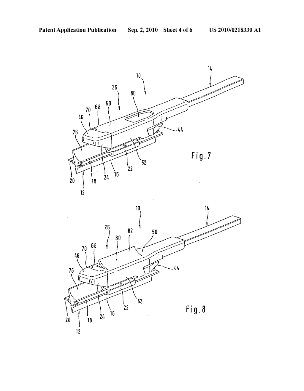 DEVICE FOR DETACHABLY LINKING A WIPER BLADE WITH A DRIVEN WIPER ARM - diagram, schematic, and image 05