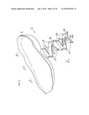 Shoe Sole with Reinforcement Structure diagram and image