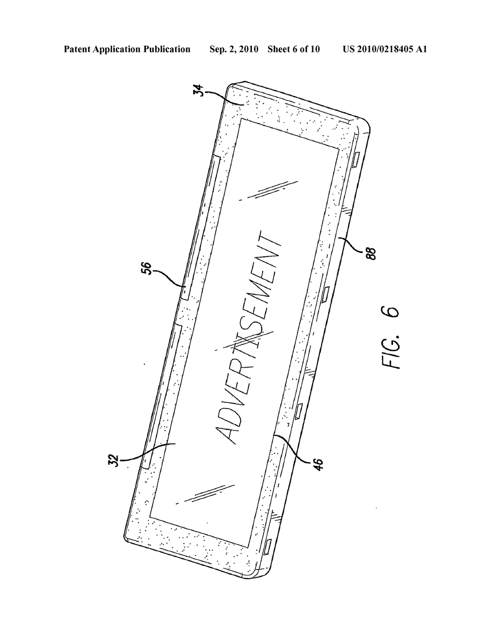 ADVERTISEMENT DISPLAY DEVICE AND METHOD - diagram, schematic, and image 07