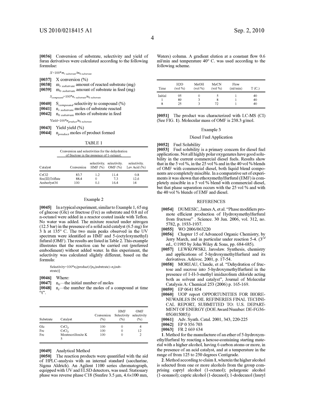 HYDROXYMETHYLFURFURAL ETHERS FROM SUGARS AND HIGHER ALCOHOLS - diagram, schematic, and image 06