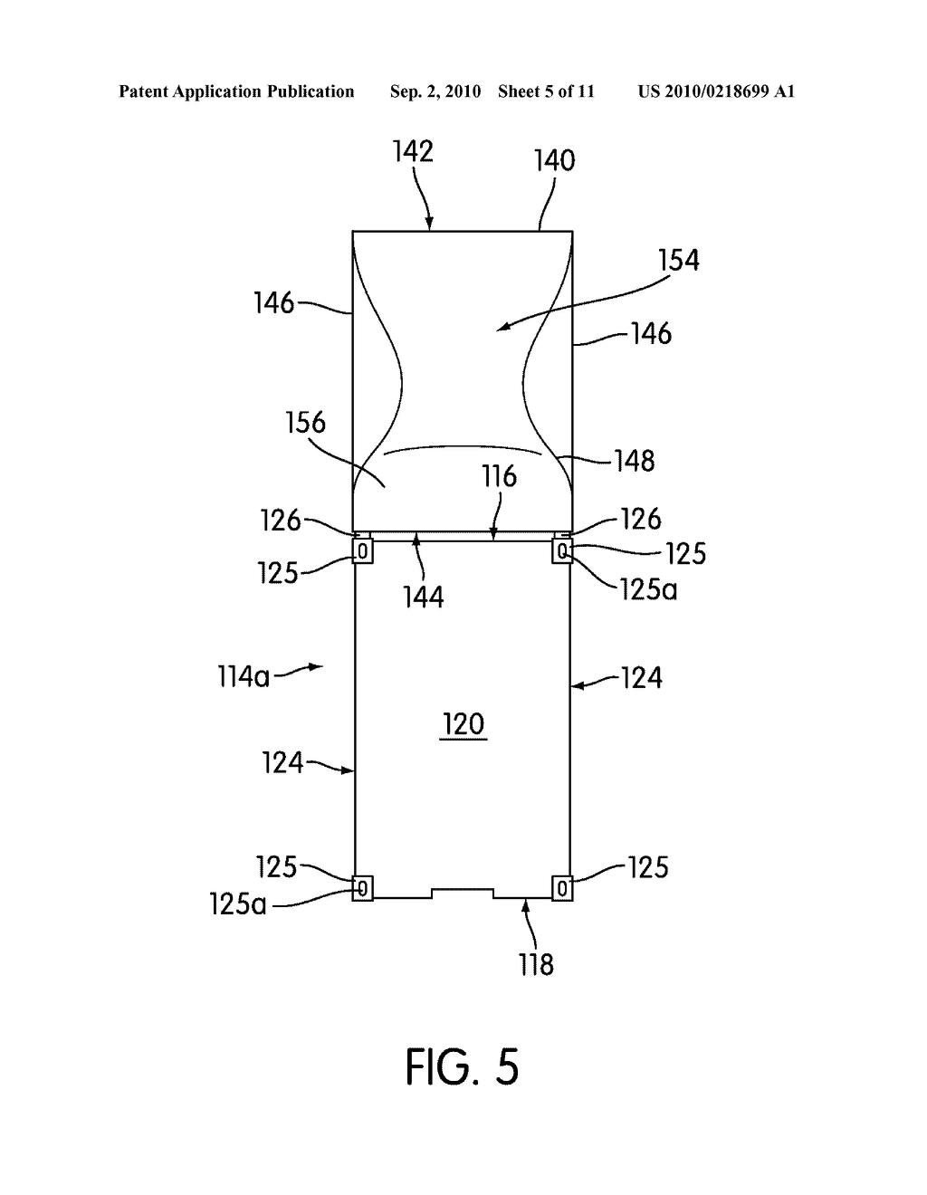 AERODYNAMIC PSEUDOCONTAINER FOR REDUCING DRAG ASSOCIATED WITH STACKED INTERMODAL CONTAINERS - diagram, schematic, and image 06