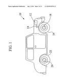 Engine and a selectively movable assembly incorporating the engine and a method for concomitantly increasing both the output torque and the efficiency of an internal combustion engine diagram and image