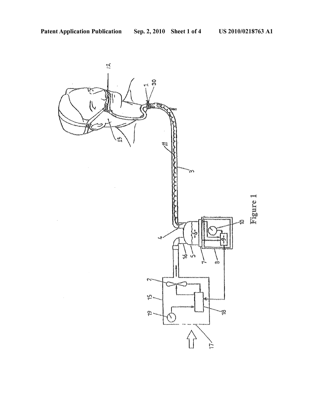 APPARATUS FOR SUPPLYING GASES TO A PATIENT - diagram, schematic, and image 02