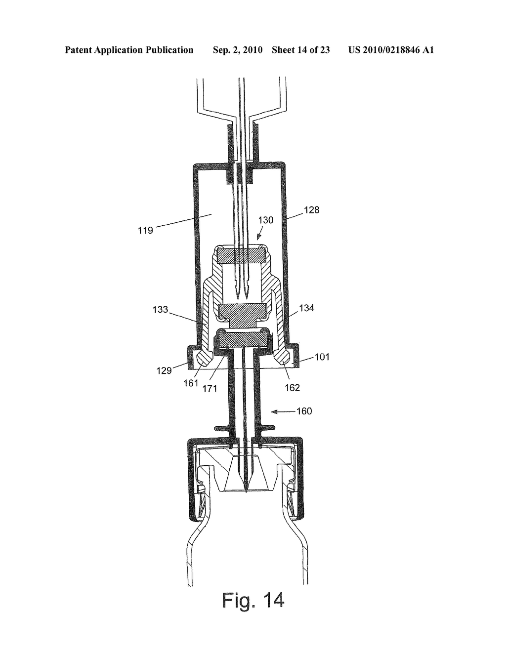 METHOD AND APPARATUS FOR CONTAMINATION-FREE TRANSFER OF A HAZARDOUS DRUG - diagram, schematic, and image 15