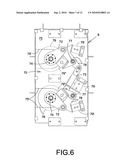 Log-feeding device for a bark-stripping machine diagram and image