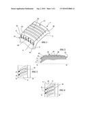 TYRE PROVIDED WITH AN EXPELLED-WATER DEFLECTOR DEVICE diagram and image