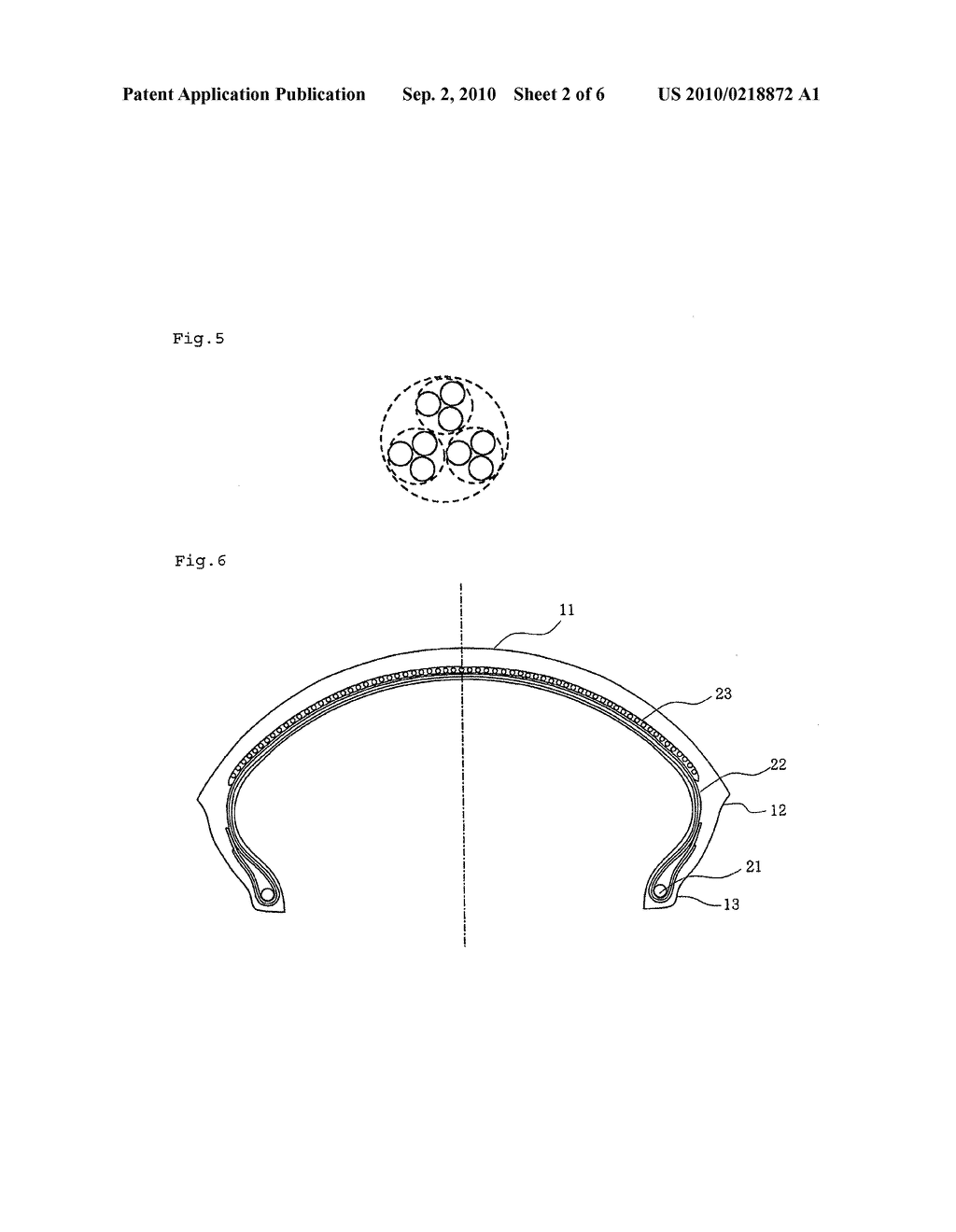 RUBBER-STEEL CORD COMPOSITE AND TIRE USING THE SAME - diagram, schematic, and image 03