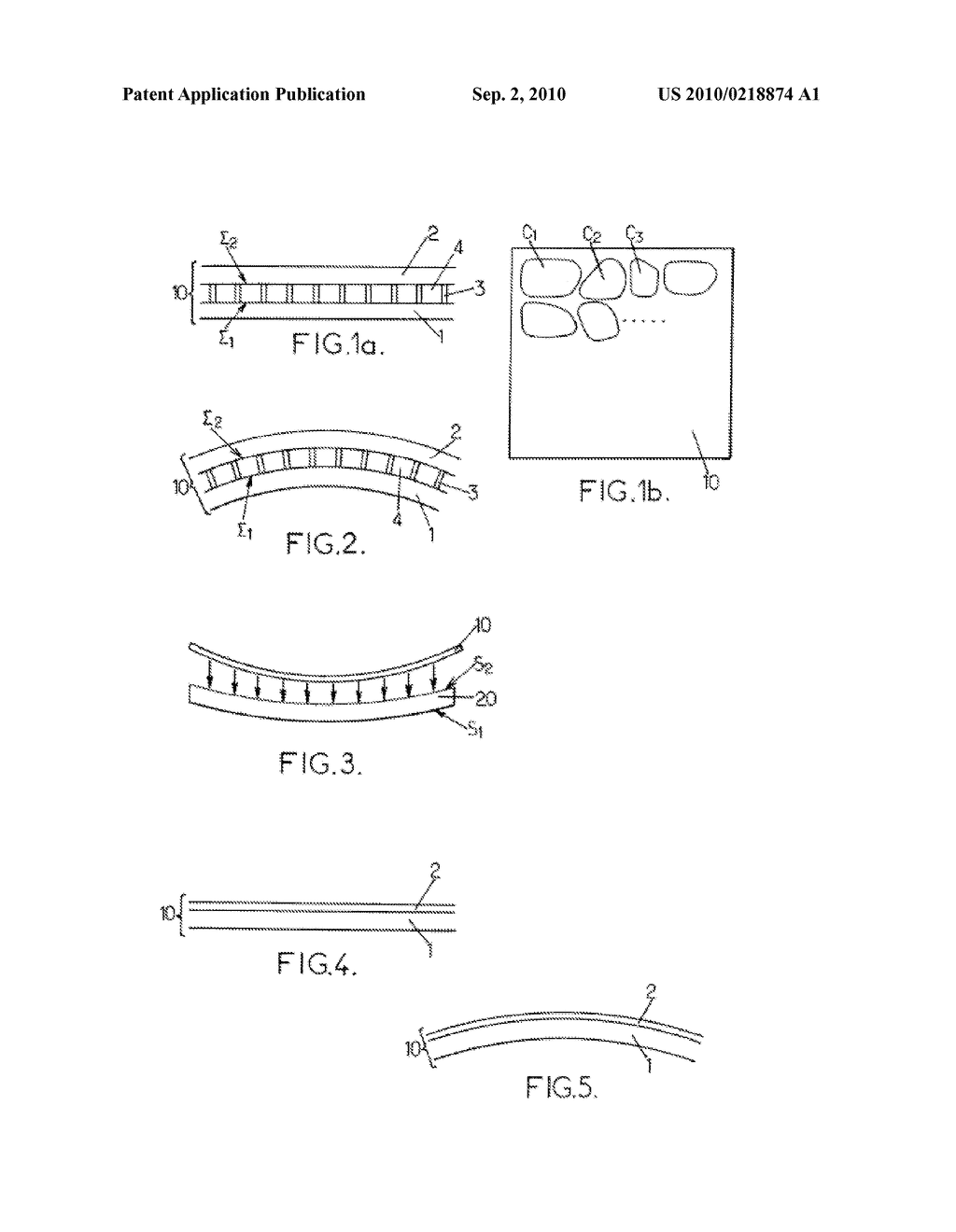 METHOD OF APPLYING MULTI-LAYER STRUCTURE ONTO A CURVED SUBSTRATE - diagram, schematic, and image 02