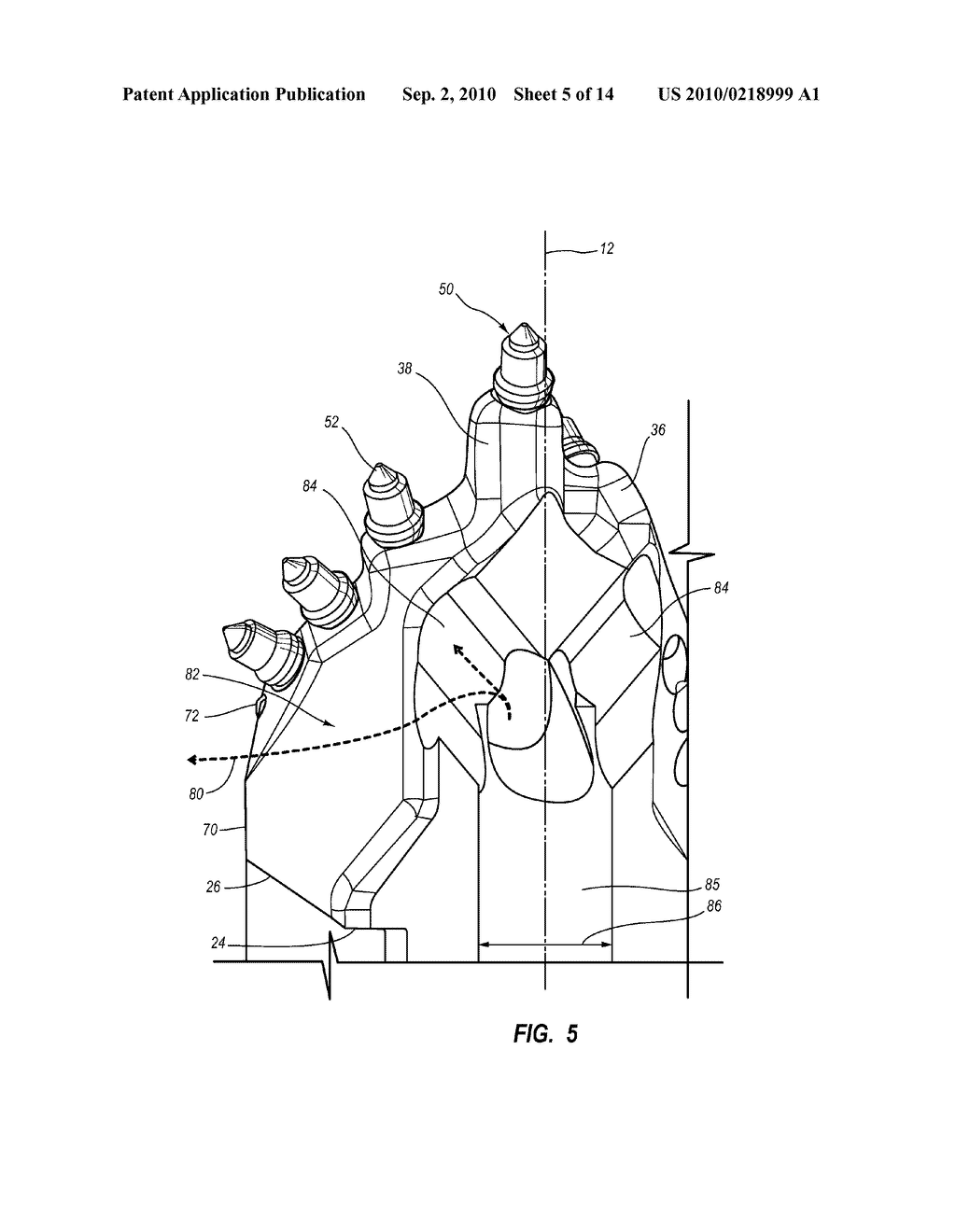 DRILL BIT FOR EARTH BORING - diagram, schematic, and image 06