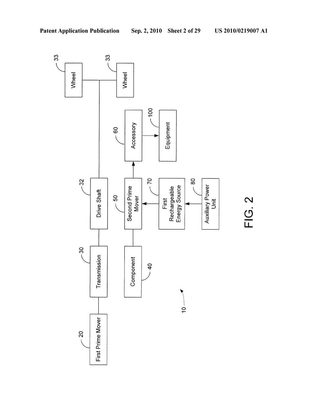 HYBRID VEHICLE DRIVE SYSTEM AND METHOD AND IDLE REDUCTION SYSTEM AND METHOD - diagram, schematic, and image 03