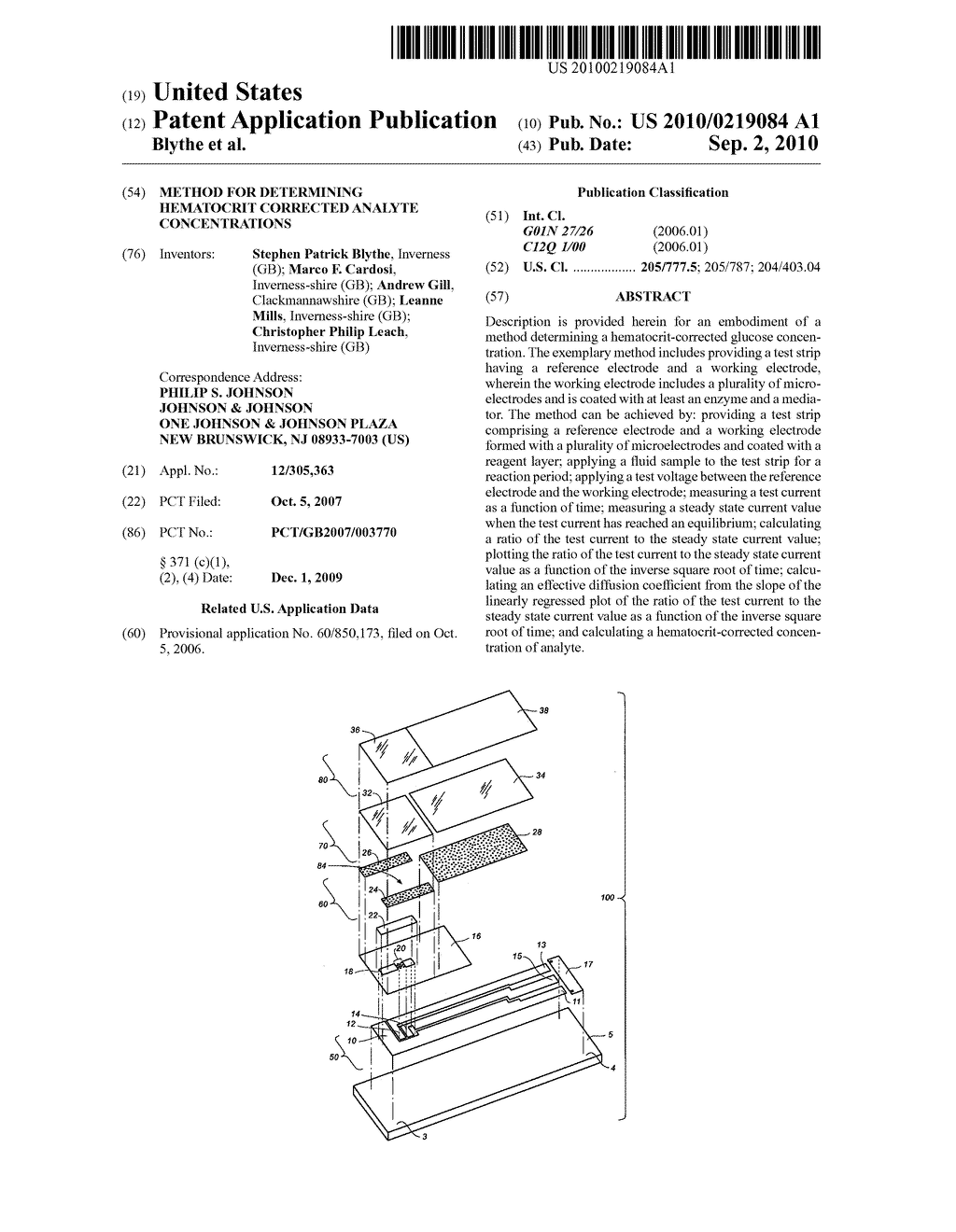 METHOD FOR DETERMINING HEMATOCRIT CORRECTED ANALYTE CONCENTRATIONS - diagram, schematic, and image 01