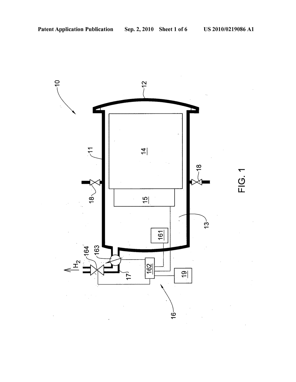 Apparatus and Cartridge for Storage of Compressed Hydrogen Gas - diagram, schematic, and image 02