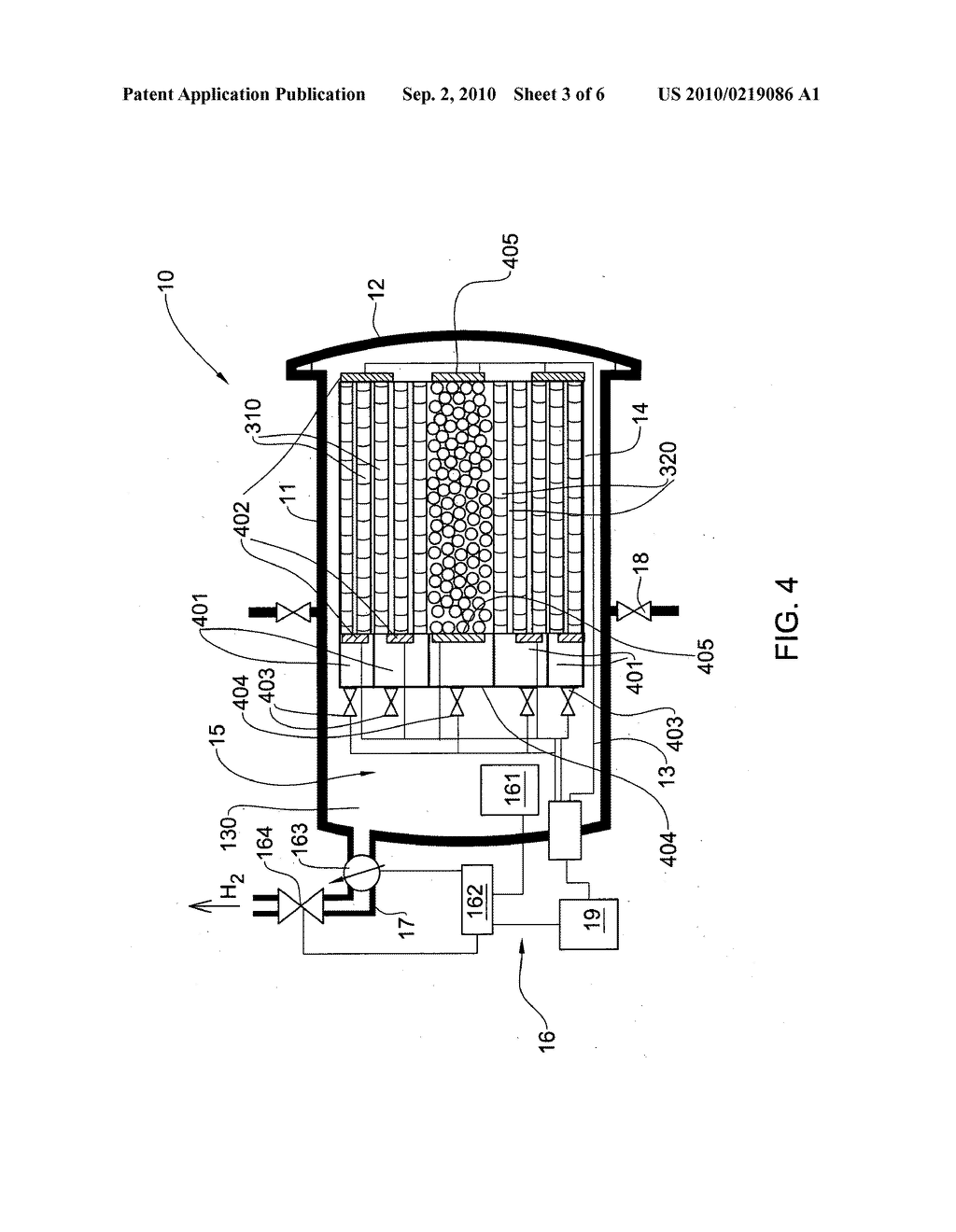 Apparatus and Cartridge for Storage of Compressed Hydrogen Gas - diagram, schematic, and image 04