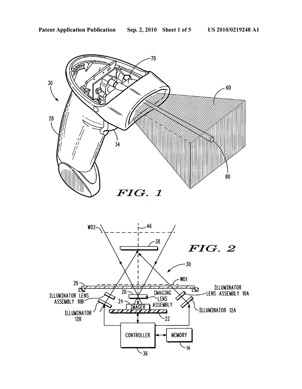 Compact imaging engine for imaging reader - diagram, schematic, and image 02