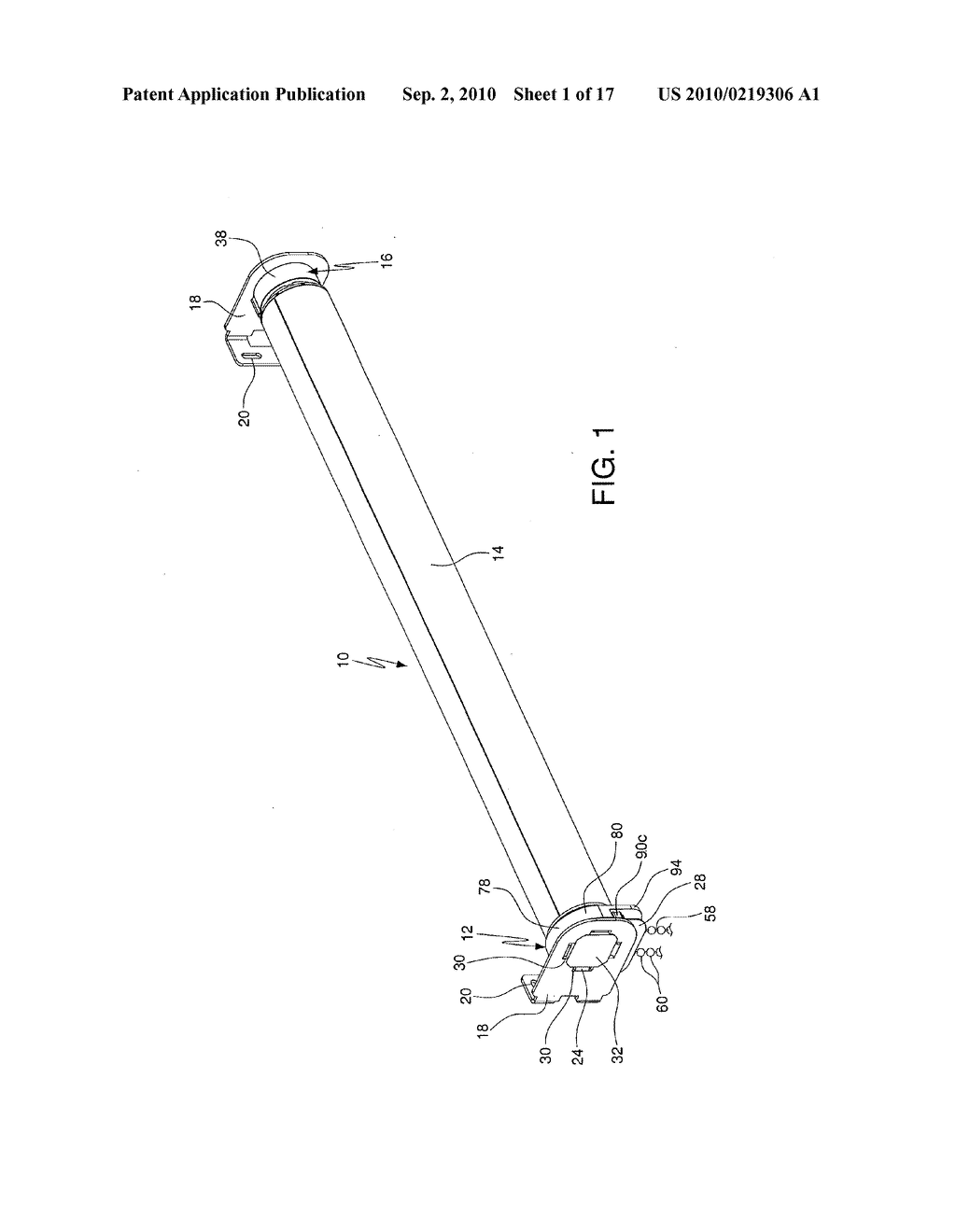 Manual Roller Shade Having Clutch Mechanism, Chain Guide And Universal Mounting - diagram, schematic, and image 02