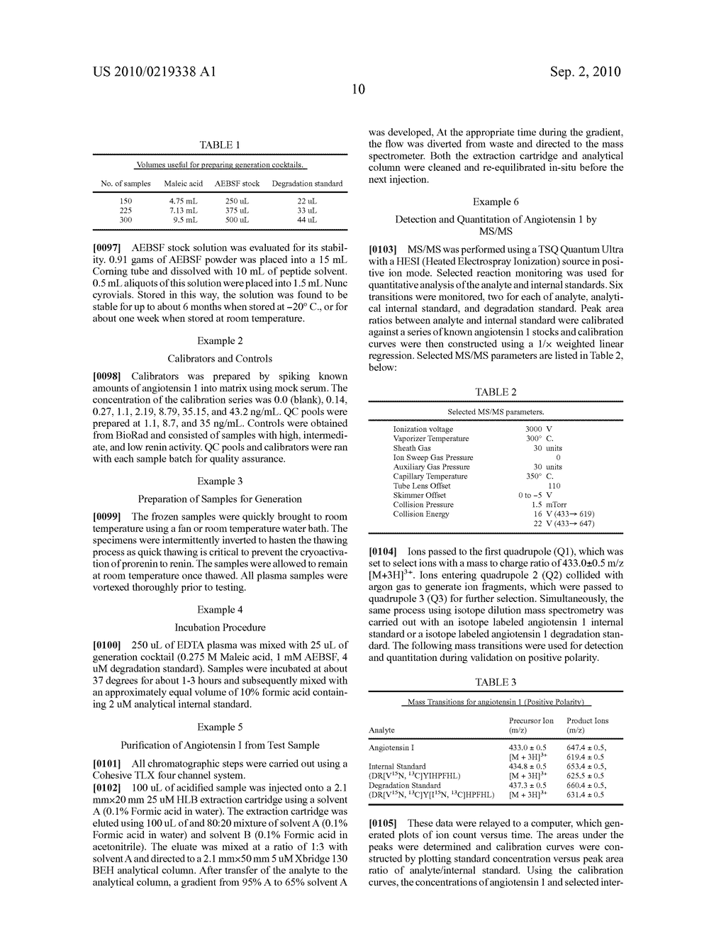 MASS SPECTROMETRY ASSAY FOR PLASMA-RENIN - diagram, schematic, and image 25