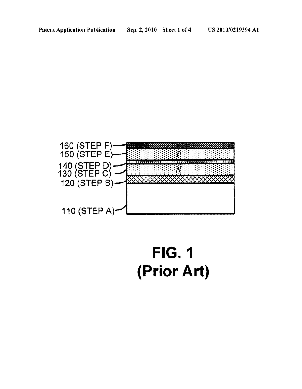 METHOD FOR FABRICATING A LOW-RESISTIVITY OHMIC CONTACT TO A P-TYPE III-V NITRIDE SEMICONDUCTOR MATERIAL AT LOW TEMPERATURE - diagram, schematic, and image 02