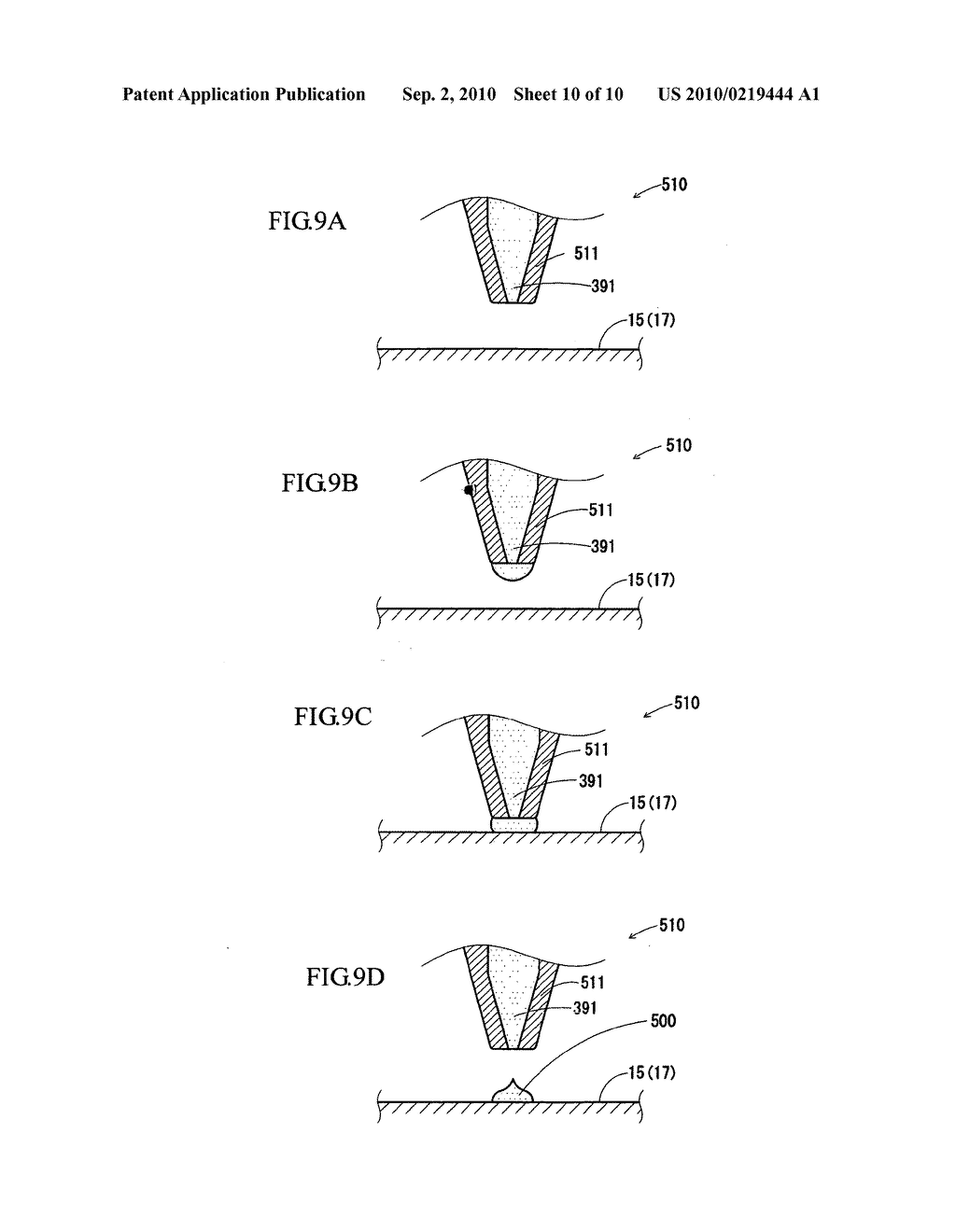 Manufacturing method of mounting part of semiconductor light emitting element, manufacturing method of light emitting device, and semiconductor light emitting element - diagram, schematic, and image 11