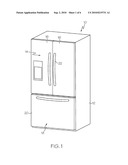 PIVOTING LID FOR REFRIGERATOR DOOR diagram and image