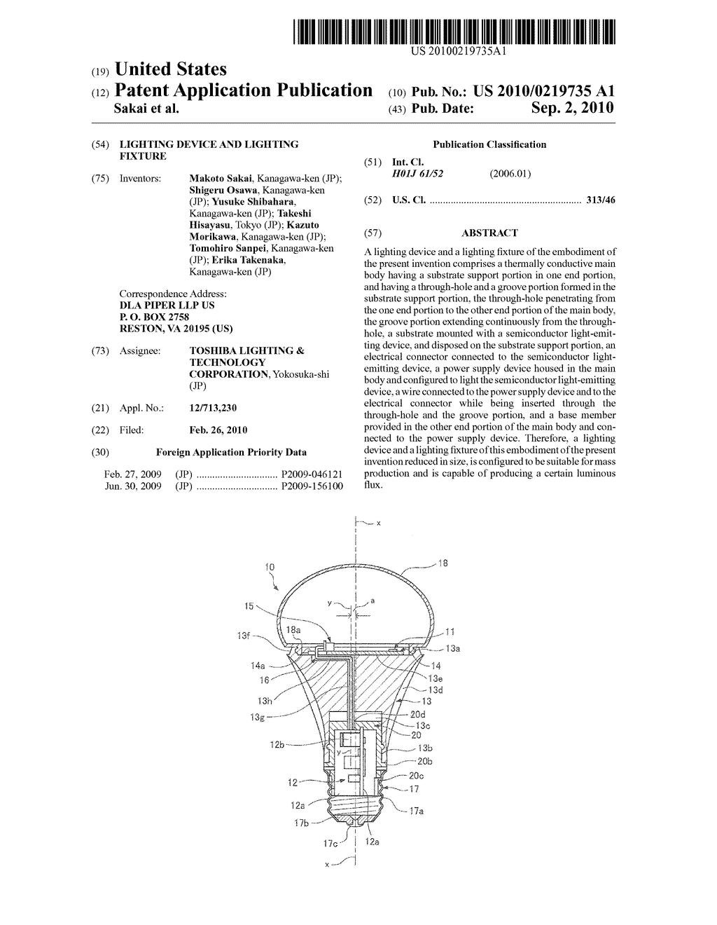 LIGHTING DEVICE AND LIGHTING FIXTURE - diagram, schematic, and image 01