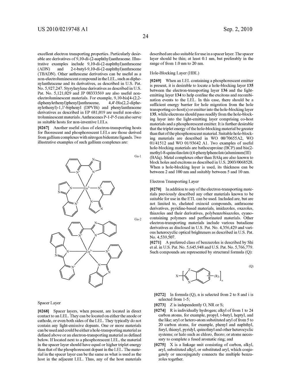 OLED DEVICE WITH STABILIZED GREEN LIGHT-EMITTING LAYER - diagram, schematic, and image 28