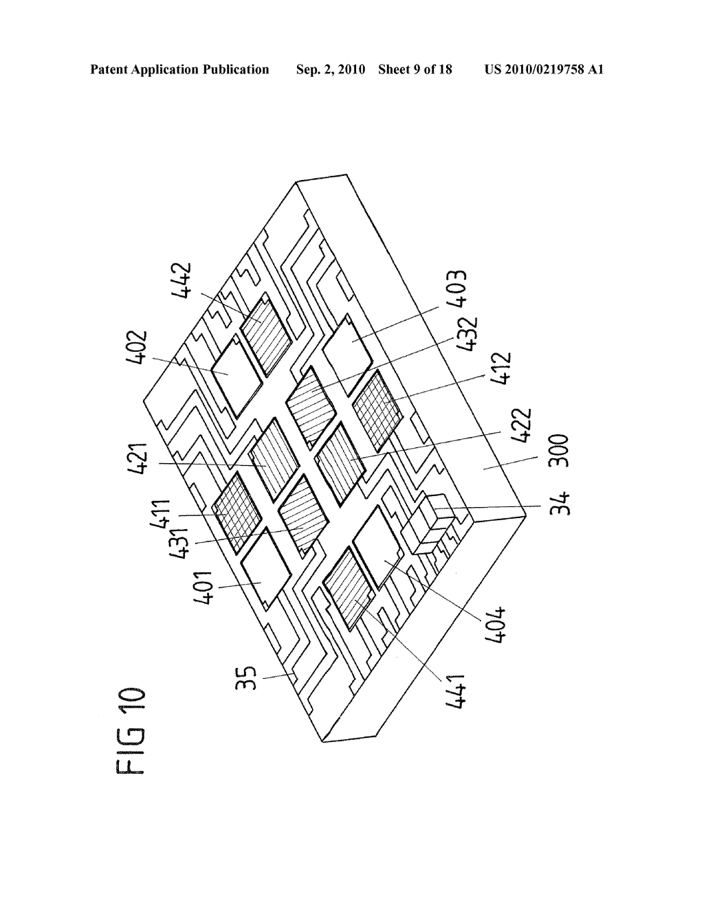 LIGHTING DEVICE COMPRISING A PLURALITY OF CONTROLLABLE LIGHT-EMITTING DIODES - diagram, schematic, and image 10