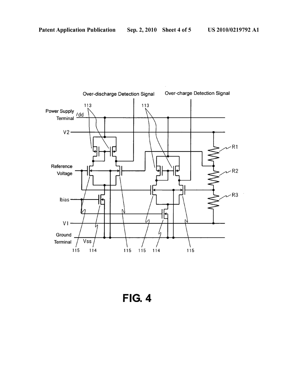 Battery protection circuit device - diagram, schematic, and image 05