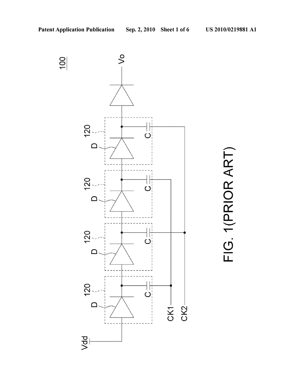 Multiple-Stage Charge Pump with Charge Recycle Circuit - diagram, schematic, and image 02