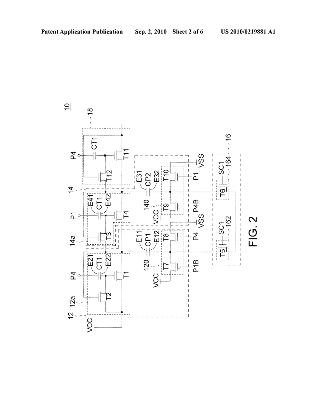 Multiple-Stage Charge Pump with Charge Recycle Circuit - diagram, schematic, and image 03