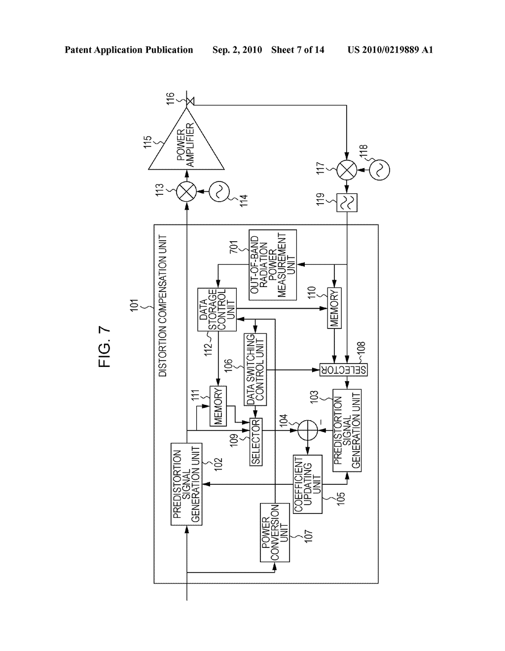 DISTORTION COMPENSATION APPARATUS AND METHOD - diagram, schematic, and image 08