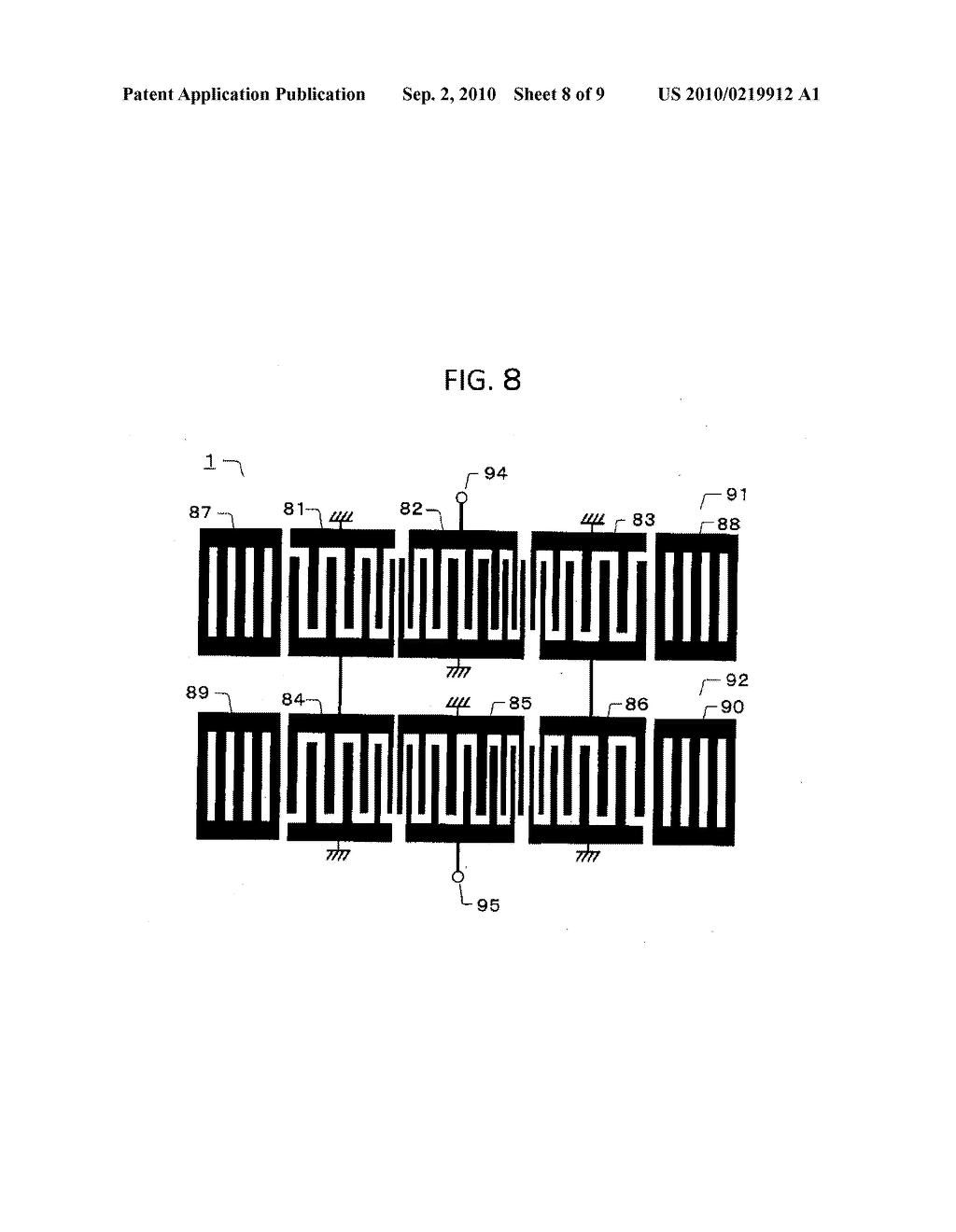 Surface Acoustic Wave Device and Communication Device - diagram, schematic, and image 09