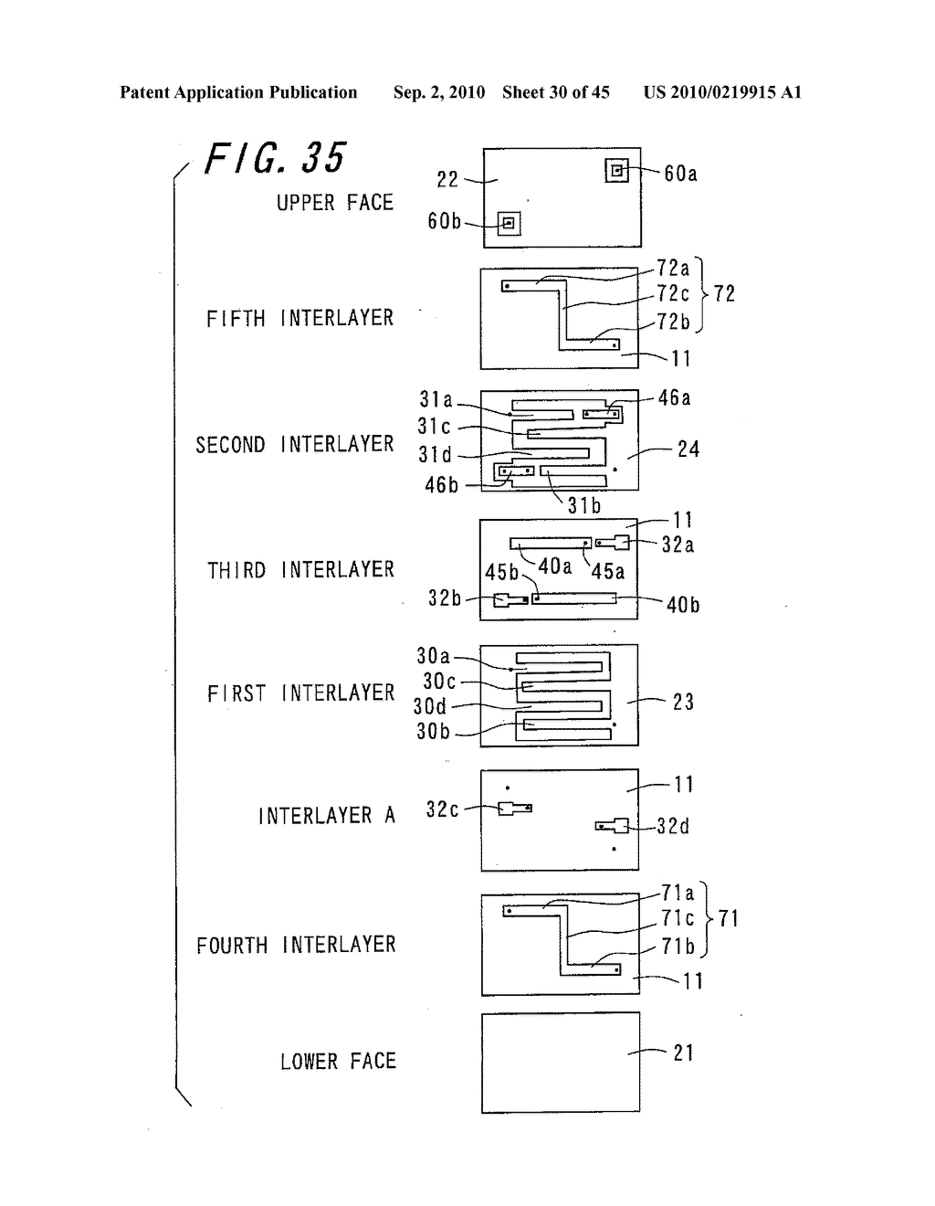 Bandpass Filter, and Wireless Communication Module and Wireless Communication Apparatus Which Employ the Bandpass Filter - diagram, schematic, and image 31