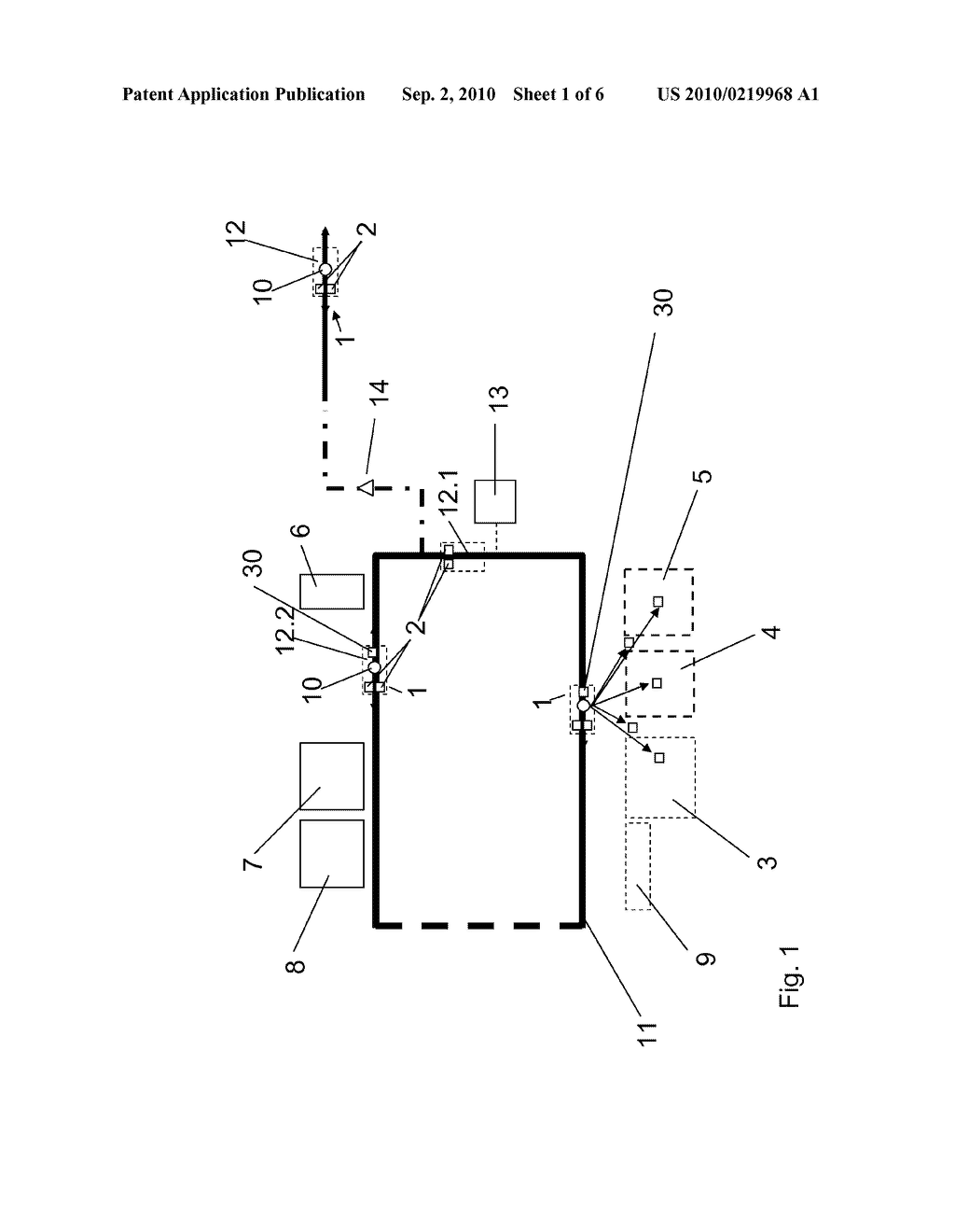 LABORATORY SYSTEM HAVING A TRANSPORT UNIT FOR SAMPLES AND A MONITORING SYSTEM FOR MAINTAINING A SAFE DISTANCE - diagram, schematic, and image 02