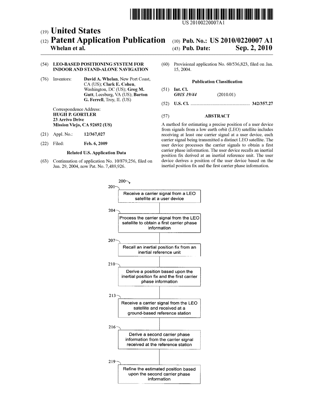 LEO-BASED POSITIONING SYSTEM FOR INDOOR AND STAND-ALONE NAVIGATION - diagram, schematic, and image 01