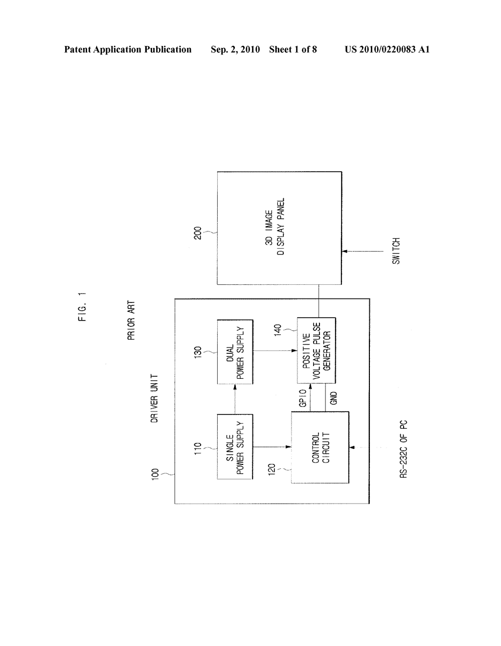 DRIVING APPARATUS OF 2D/3D IMAGE DISPLAY APPARATUS - diagram, schematic, and image 02