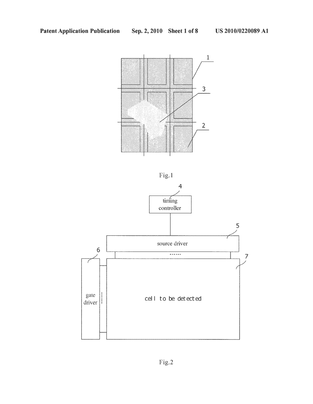 DETECTION CIRCUIT AND METHOD FOR A LIQUID CRYSTAL DISPLAY - diagram, schematic, and image 02