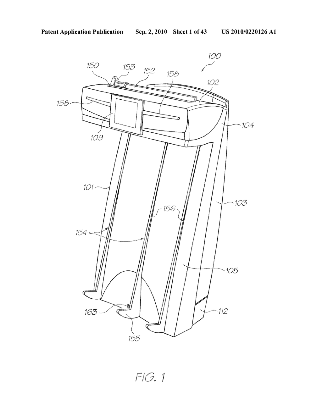 VERTICAL FORM FACTOR PRINTER - diagram, schematic, and image 02