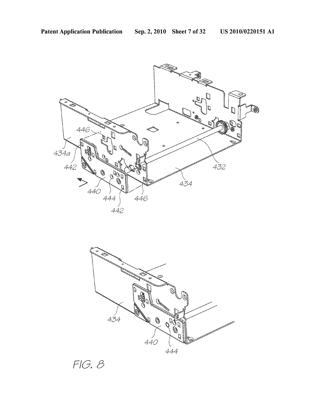 CRADLE UNIT FOR PRINTHEAD CARTRIDGE HAVING MOVABLE CONNECTORS - diagram, schematic, and image 08