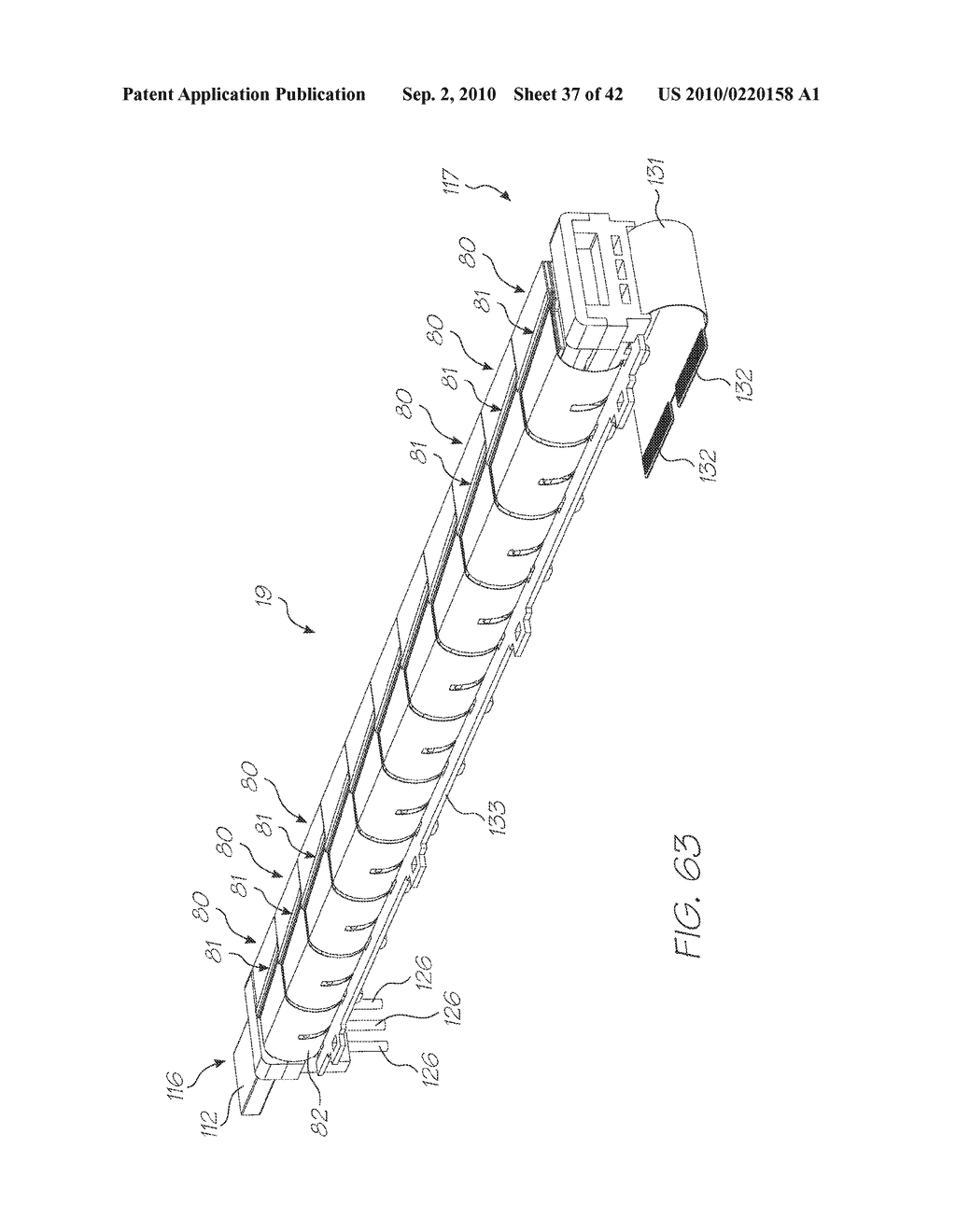 INKJET PRINTHEAD WITH NOZZLES SUPPLIED THROUGH APERTURES IN THE CHASSIS - diagram, schematic, and image 38