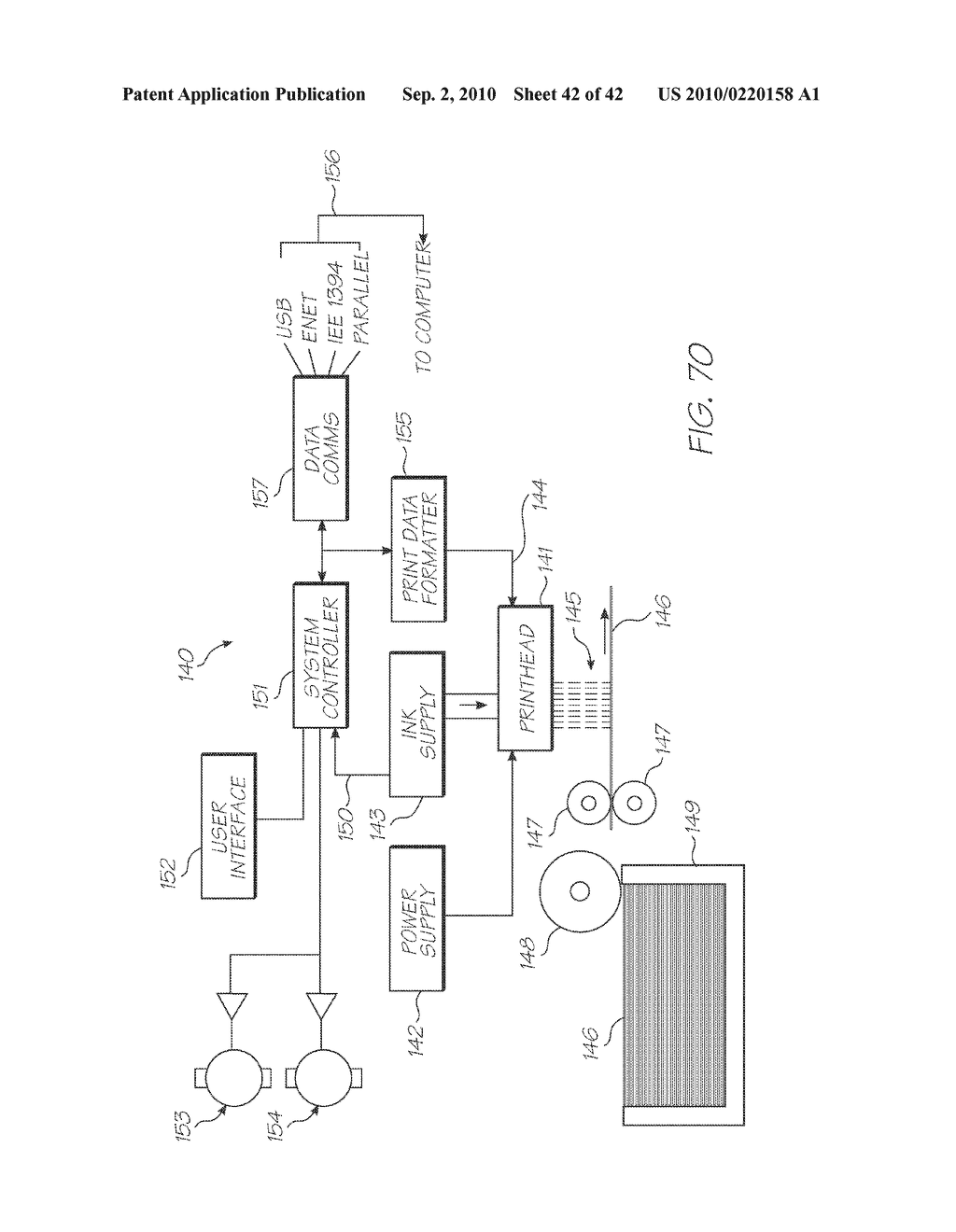 INKJET PRINTHEAD WITH NOZZLES SUPPLIED THROUGH APERTURES IN THE CHASSIS - diagram, schematic, and image 43