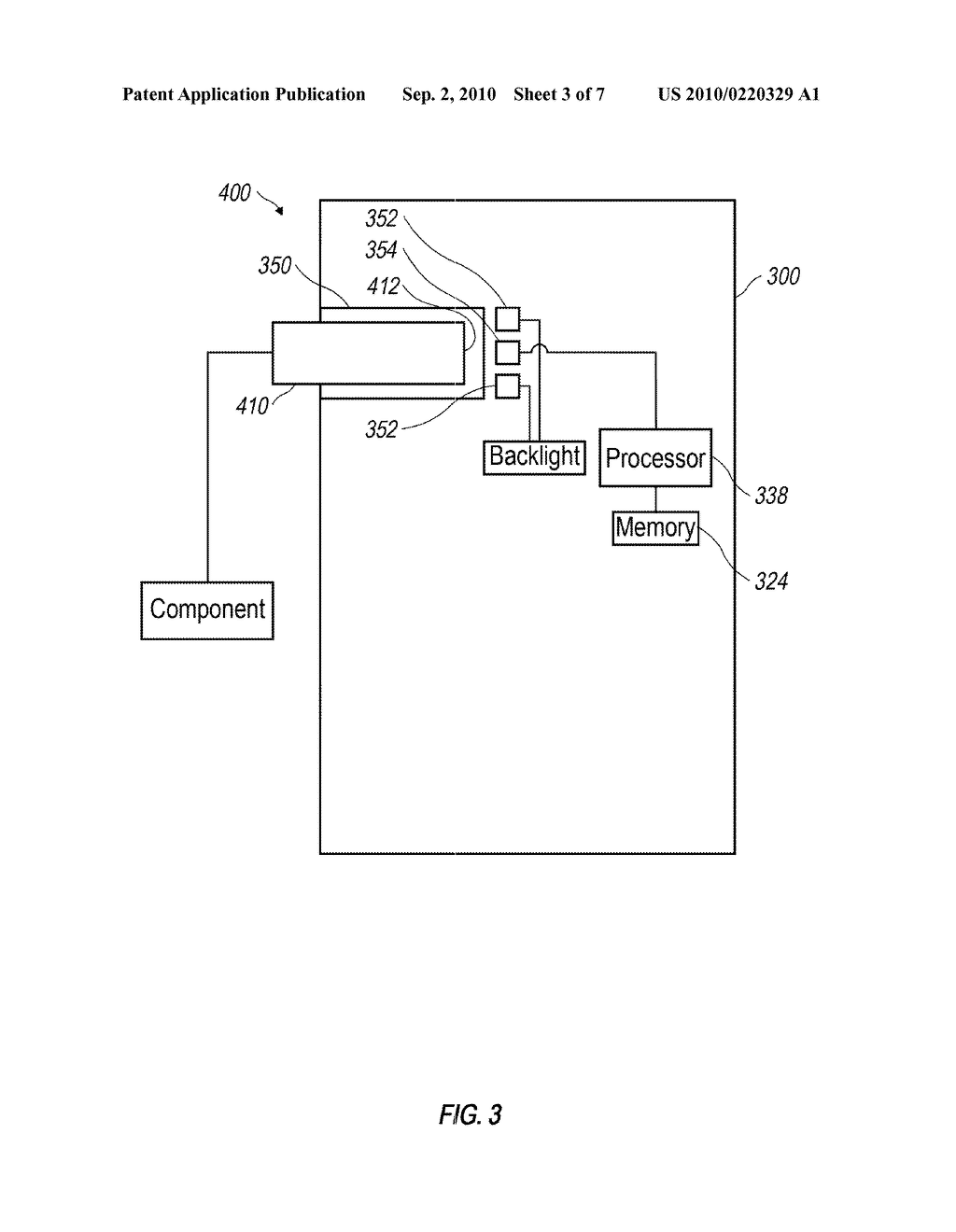 OPTICAL DETECTION OF A COMPONENT FOR AN ELECTRONIC DEVICE - diagram, schematic, and image 04