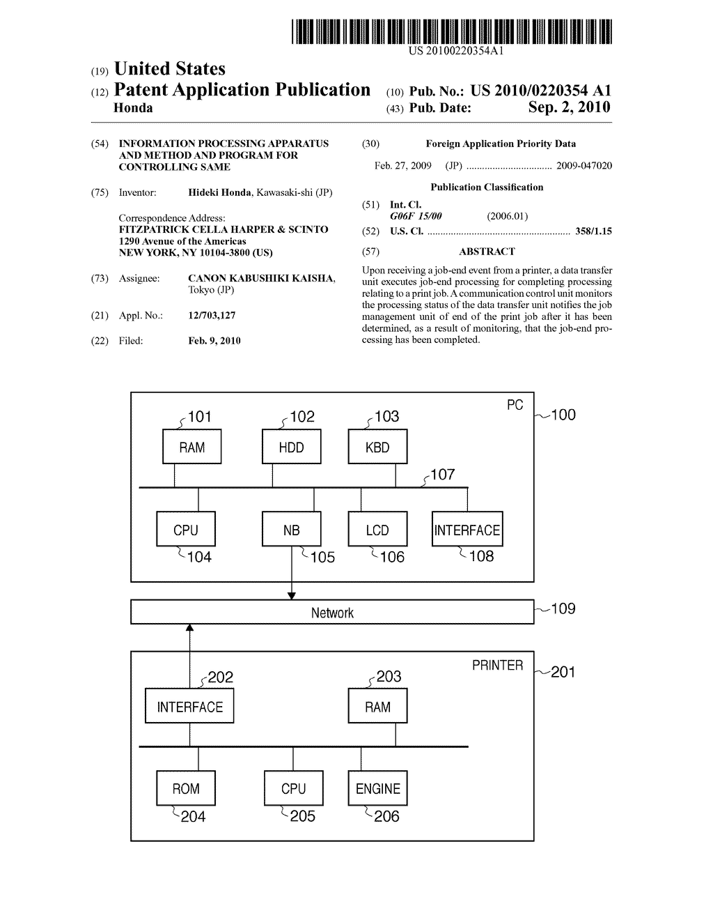 INFORMATION PROCESSING APPARATUS AND METHOD AND PROGRAM FOR CONTROLLING SAME - diagram, schematic, and image 01