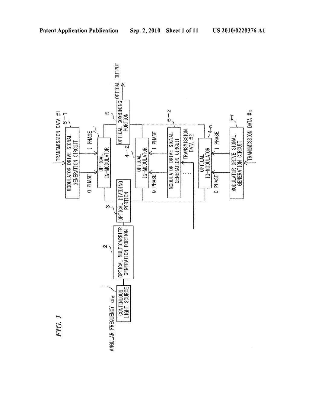 OPTICAL MODULATION CIRCUIT AND OPTICAL TRANSMISSION SYSTEM - diagram, schematic, and image 02